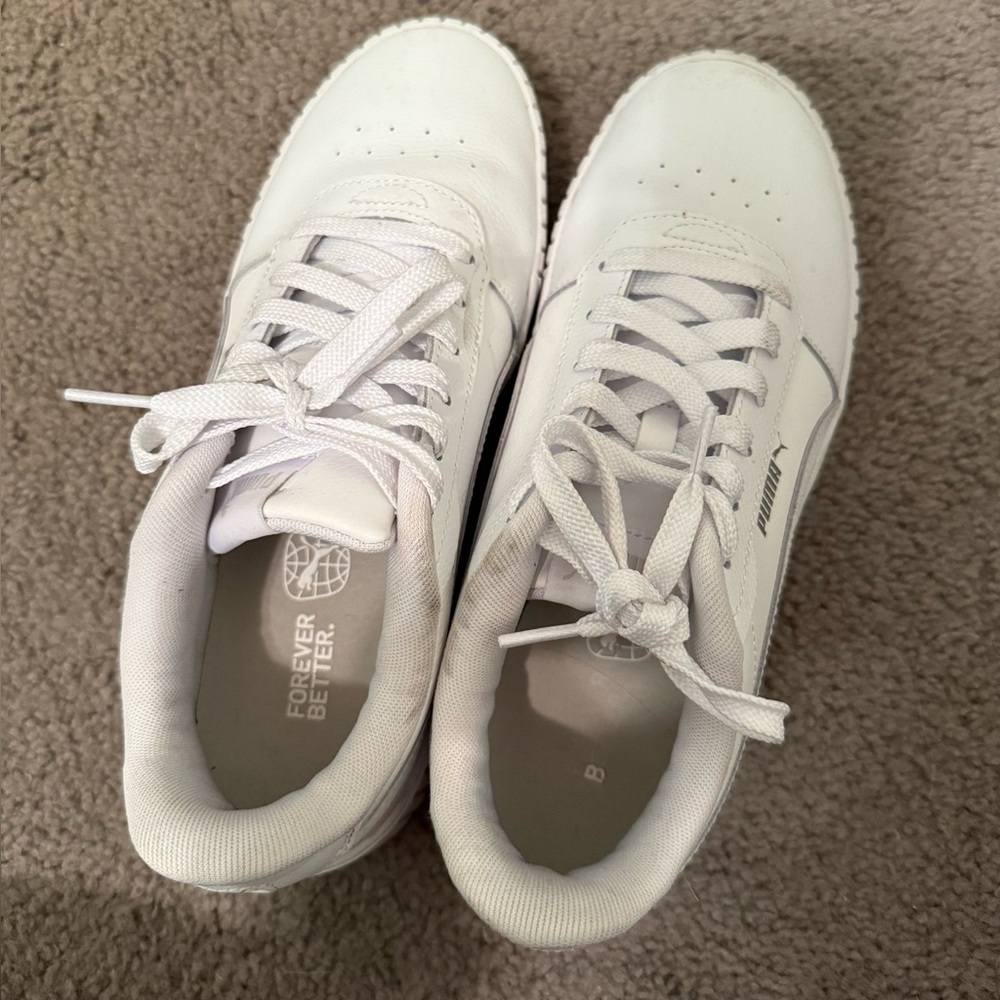 Puma White Athletic Sneakers